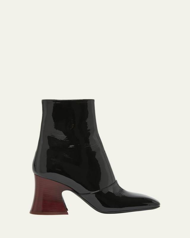 Janis Patent Leather Booties